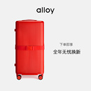 alloy阿乐乙秋冬吐司箱红色结婚行李箱大容量旅行箱拉杆箱登机箱