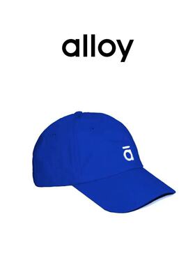 alloy乐几休闲时尚高级棉布帆布运动棒球帽红色轻便鸭舌帽