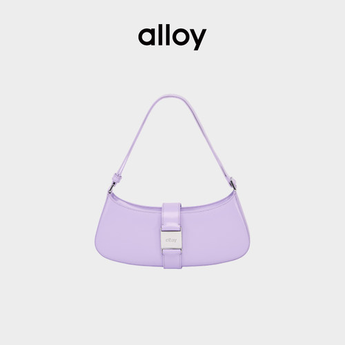 alloy时尚休闲单肩牛皮腋下包