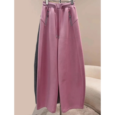 撤柜孤品捡漏清仓女装洋气阔腿香蕉卫裤女高腰宽松遮肉减龄休闲裤