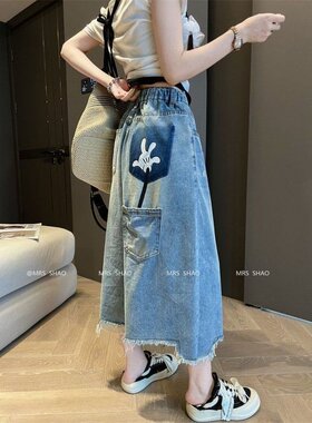 男女装夏季休闲百搭宽松阔腿裤2