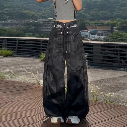 速干阔腿裤高腰百搭休闲裤子