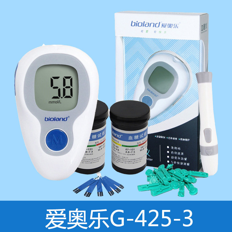 爱奥乐G-425-3电子血糖测试仪家用套装医用试纸50片条在类目 OTC药品/医疗器械/计生用品, 医疗器械, 血糖用品中 - 来自Buy2taobao.com提供专业的淘宝代购服务