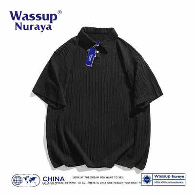 WassupNuraya宽松薄款短袖衬衫