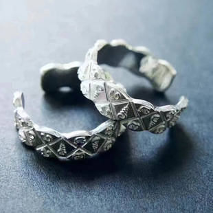 镀925银新款泰时尚国特色佛牌饰品特色戒指日月星辰戒指