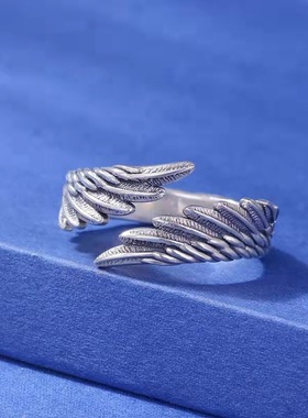 新品新款复古天使恶魔翅膀情侣对