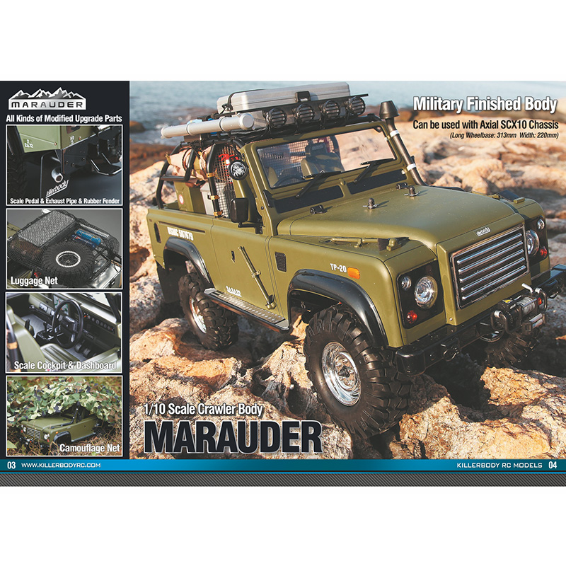 路虎车壳遥控车Killerbody1/10