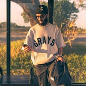 FOG ESSENTIALS 主线第七季 FotiGmanClub GRAYS廓形半袖 圆领卫衣