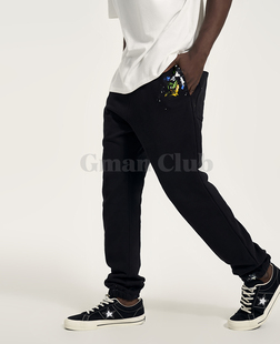 束口直筒长裤 Gman高街 DEPT复古泼墨运动休闲卫裤 GALLERY VIRGIL