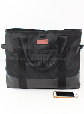 Foti GmanClub 山本签名大容量手拎包托特包尼龙健身包手机相机包