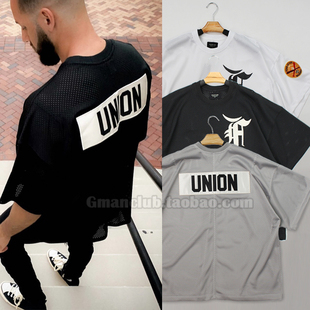 FotiGmanClub FOG ESSENTIALS第五季贴布网眼球衣棒球服短袖TEE恤