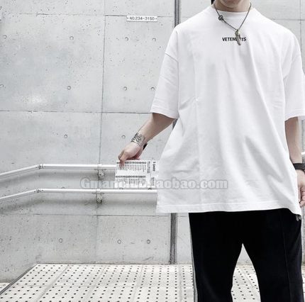 FotiGmanClub VTM字母印花反标外露简约宽松OS休闲男女短袖TEE恤