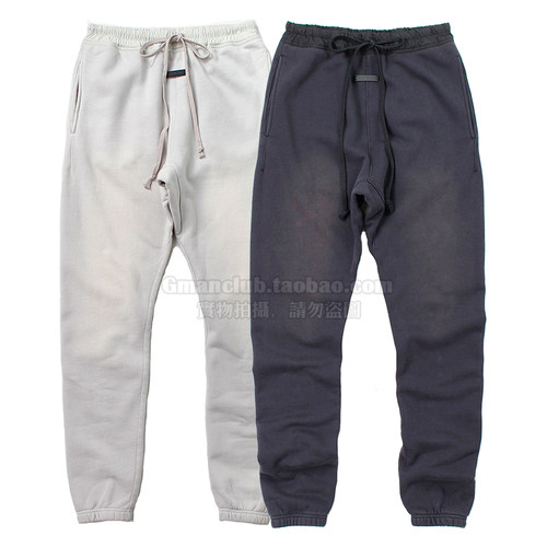 Gman高街 FOG ESSENTIALS 主线第七季加绒束脚休闲运动卫裤长裤