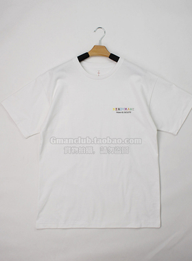 Foti GmanClub READYMADE彩色字母印花美国棉打底衫短袖TEE