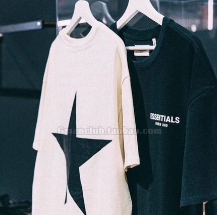 Gman高街 FOG Essentials 限定五角星印花宽松全棉圆领短袖TEE恤