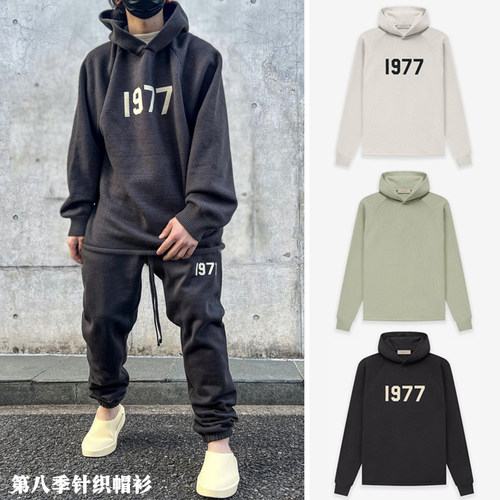 Gman NICYAN ESSENTIALS 第八季1977植绒宽松连帽针织衫毛衣