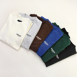 TEE恤潮夏 短袖 FotiGmanClub REPRESENT字母印花全棉宽松男女夏季