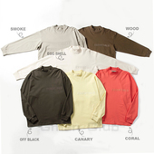 FotiGmanClub TEE恤 立体字宽松圆领长袖 FOG ESSENTIALS复线第八季