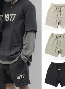 FotiGmanClub FOG ESSENTIALS 复线第八季1977宽松抽绳休闲短裤