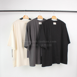 反标外露宽松全棉短袖 Gman高街 主线基本款 ESSENTIALS TEE恤 FOG