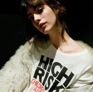 GmanClub 圆领破洞短袖 ERD忧伤 RISK小熊 TEE恤 富二代HIGH Foti