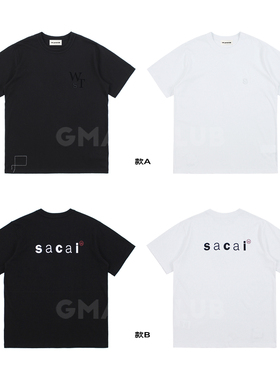 FotiGmanClub 25SS日潮字母刺绣印花 夏季男女全棉宽松短袖TEE恤