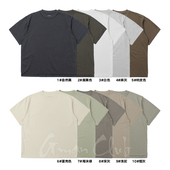 GmanClub 基本款 反穿纯色宽松纯棉圆领短袖 Foti TEE恤百搭夏季 ins