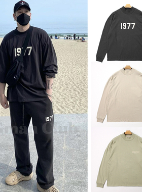 FotiGmanClub FOG ESSENTIALS 复线第八季1977宽松圆领长袖TEE恤