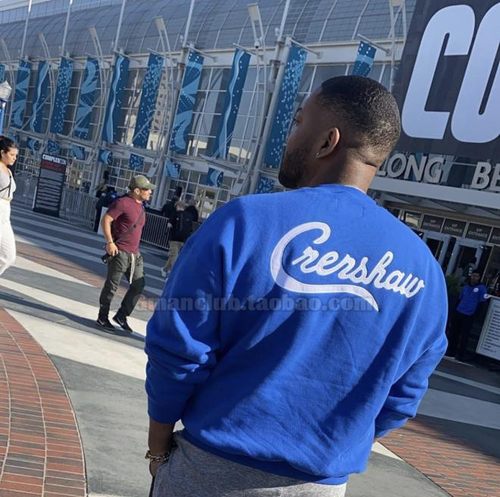 LA限定刺绣TMC圆领加绒卫衣