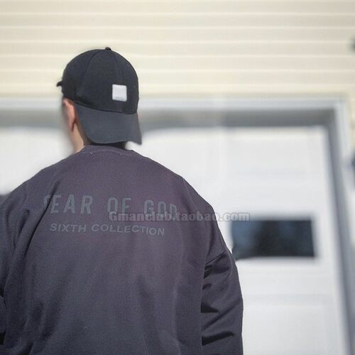 Gman NICYAN ESSENTIALS 主线第六季限定字母印花宽松圆领卫衣男