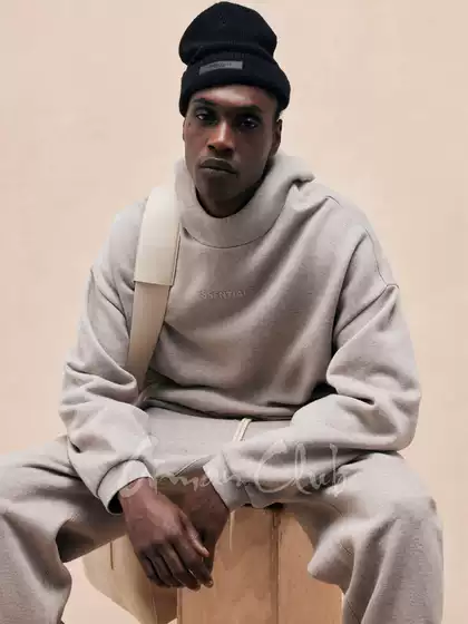 Gman Nicyan Essentials Multi-Layered Fleece-Lined Crewneck Sweatshirt Hoodie Sports Casual Sweatpants