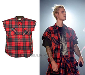 格子衬衫 FotiGmanClub 男 主线经典 侧拉链格纹无袖 FOG ESSENTIALS