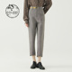 HARRY 长裤 迪哈利夏季 肌理感灰咖色九分裤 DH232L96062D 新款
