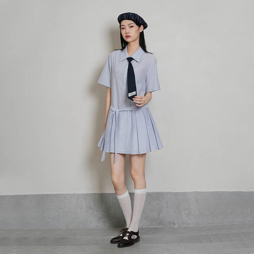 棉学院风D-HARRY/迪哈利a字裙