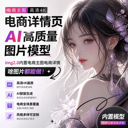image2 高清4K 文生图 电商主图 电商详情页 广告设计