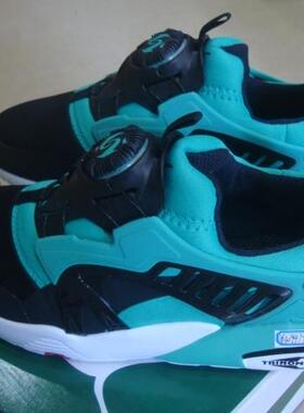 专柜正品 彪马/Puma Disc Blaze 黑绿飞碟 潮流跑步鞋 361409-03