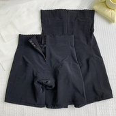 塑身美体中腰高腰前开拉链塑身平角裤 收腹裤 女塑形束腰提臀翘臀裤