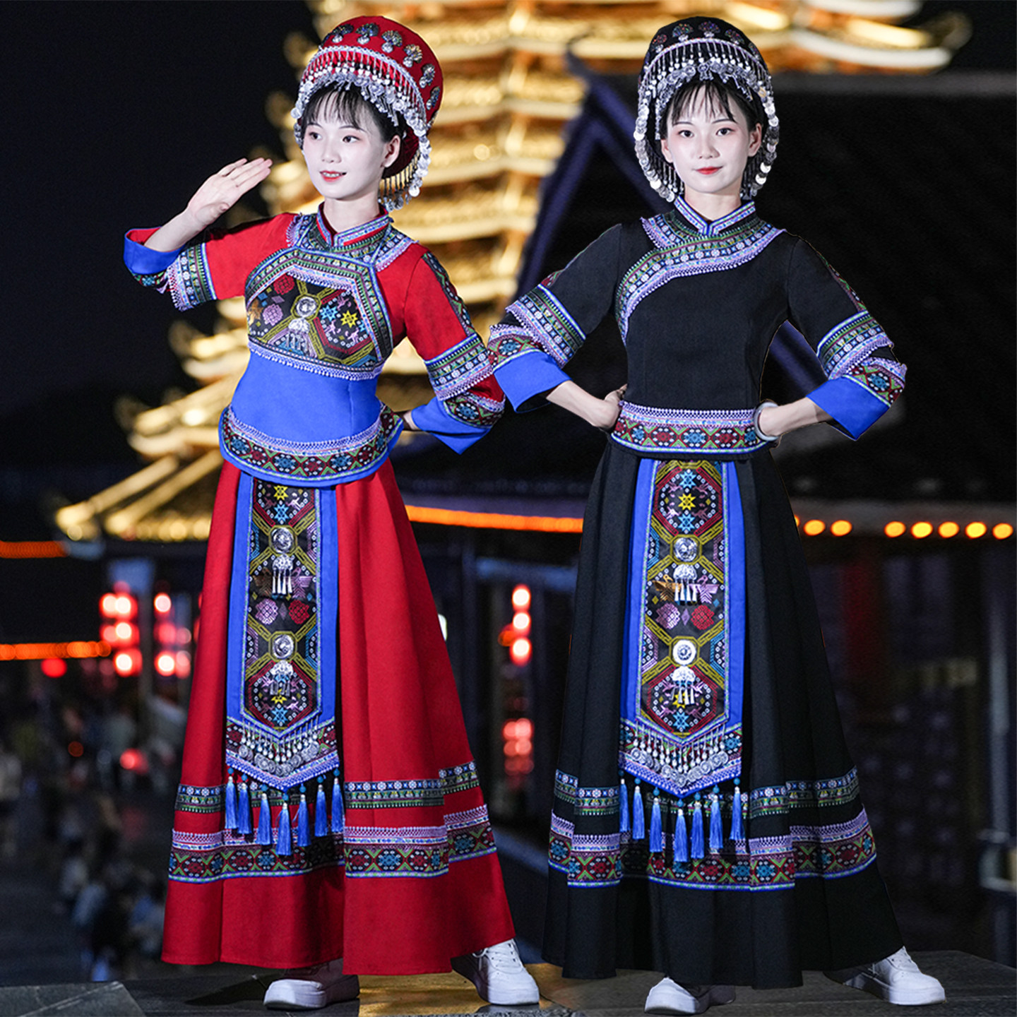 2026款苗族土家族少数民族舞蹈服