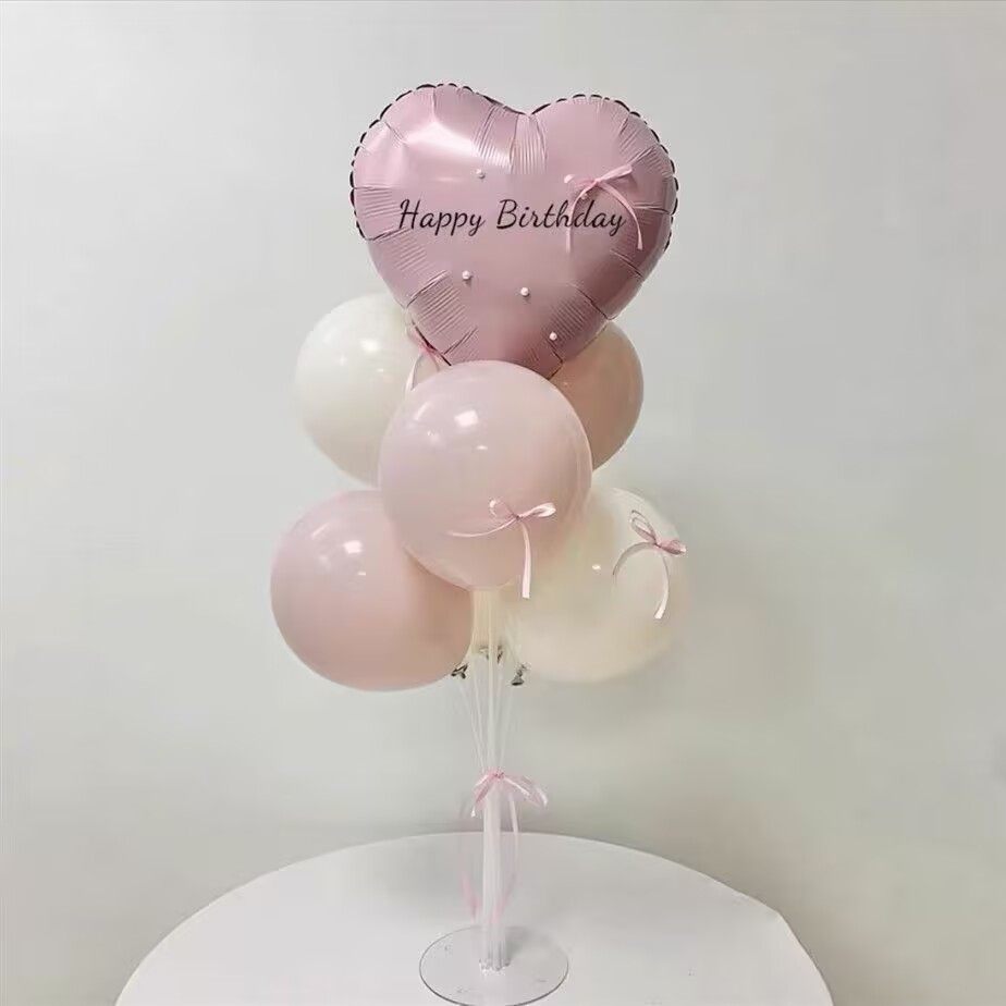 女孩生日气球粉色爱心芭蕾舞公主风蝴蝶结装饰百天周岁场景布置,节庆用品/礼品,装扮布置套餐,淘宝优惠券,粉丝福利购,淘宝优惠卷