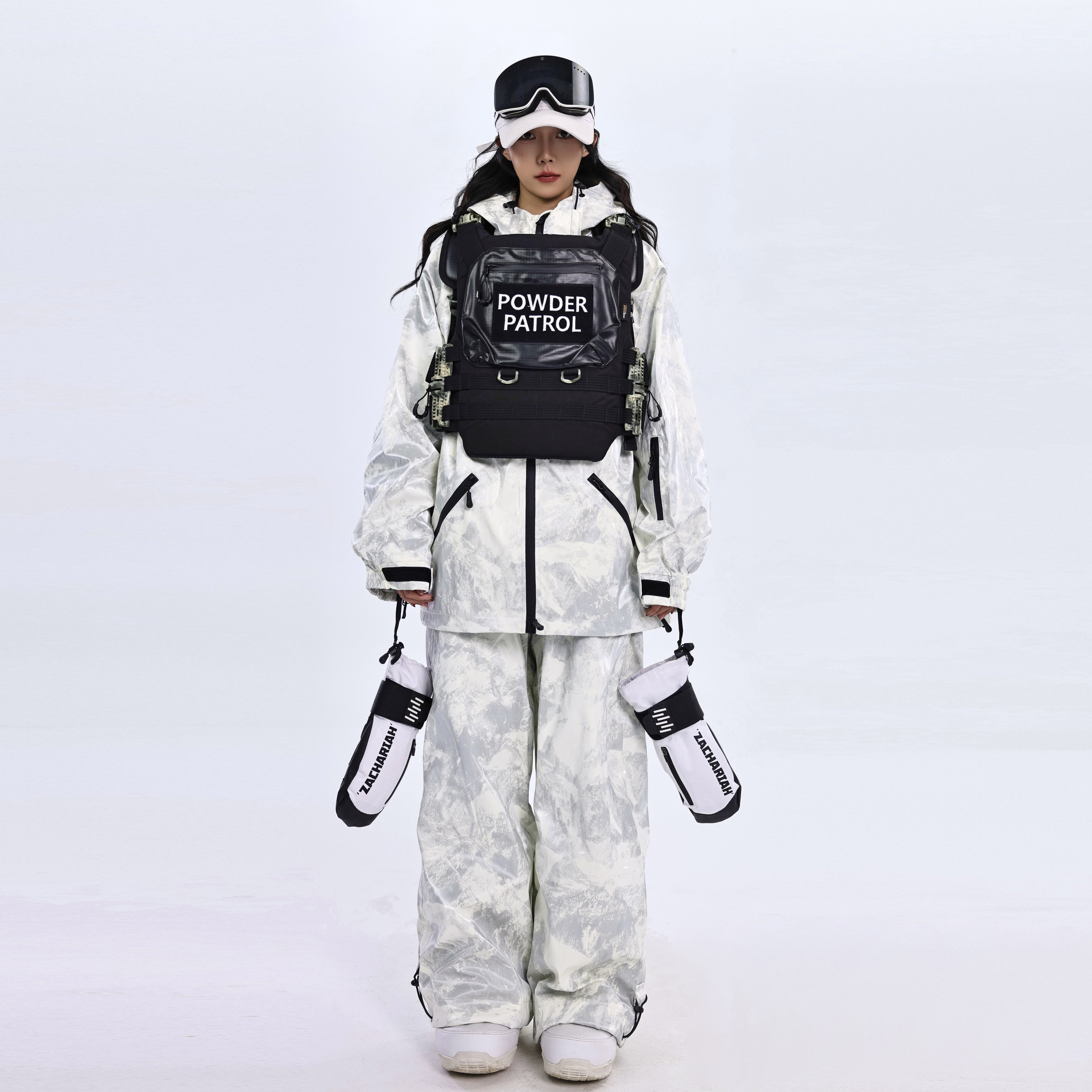 ZACHARIAH【白雪山】单板滑雪服套装女 防水雪衣防风硬壳双板男款