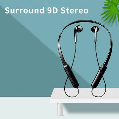 Wireless Bluetooth Headset NeckHanging Stereo Noise Reductio