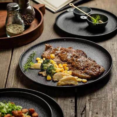 牛排餐盘西餐盘Steak plate Ceramic breakfast plate steak dish