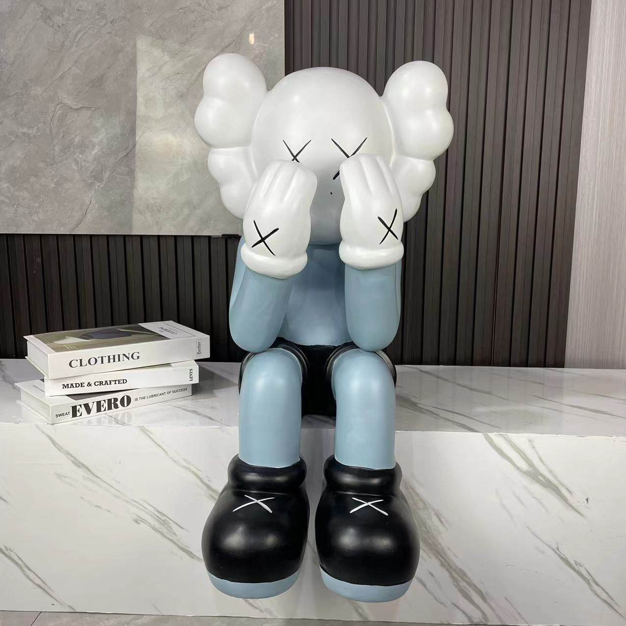 网红客厅玄关kaws轻奢