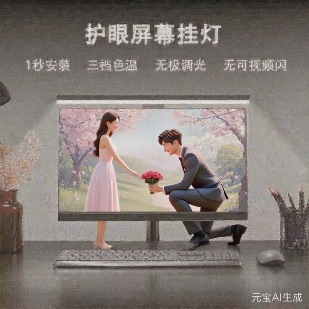 屏幕挂灯电脑护眼灯氛围灯笔记本防蓝光显示器补光灯led可调节灯