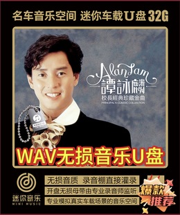 谭咏麟永恒珍藏宝丽金超白金经典精选歌曲无损wav音质车载音乐u盘