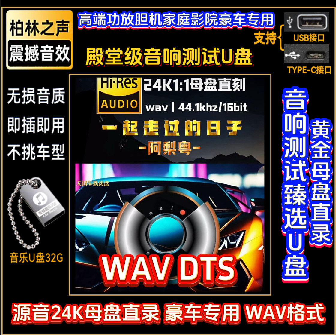 经典老歌龚玥孙露雷婷wavdts5.1无损音乐u盘高级音响hifi发烧试音