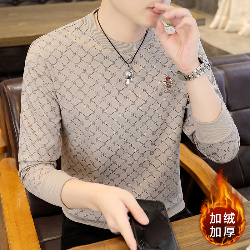 率动官网潮流欧版加绒加厚T恤