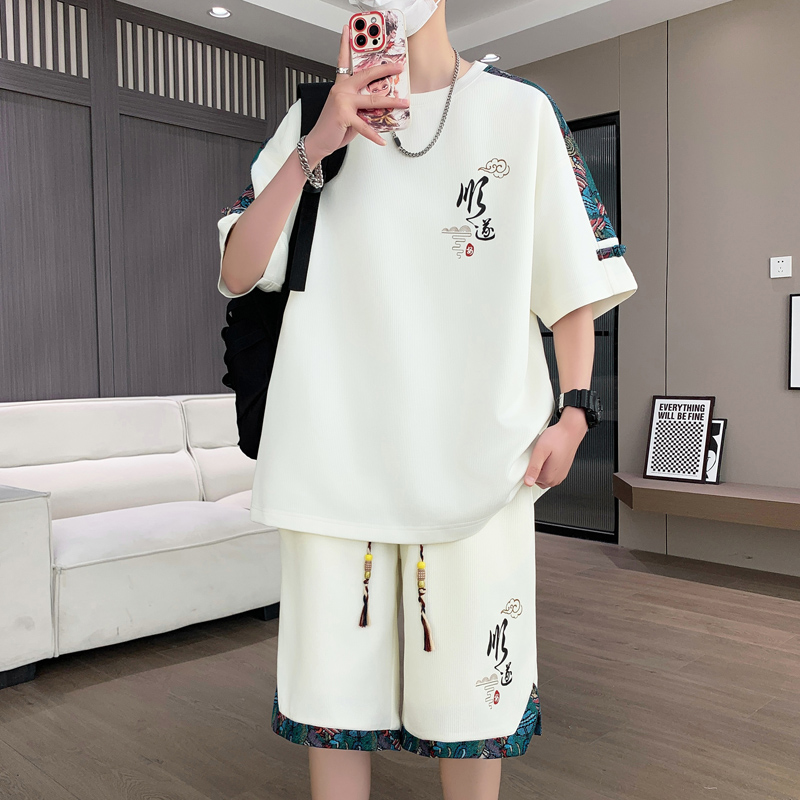 2025夏季新款男士休闲运动套装
