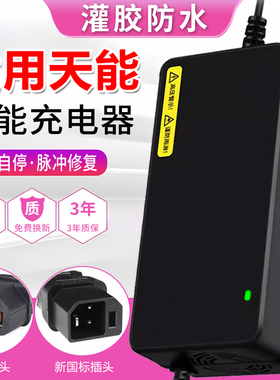 适用天能电池电动车充电器48V12AH60V20AH72伏铅酸石墨烯电瓶通用