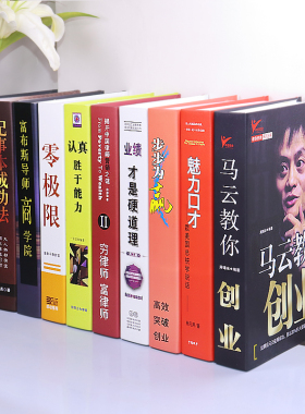 企业管理金融办公室仿真书摆件书